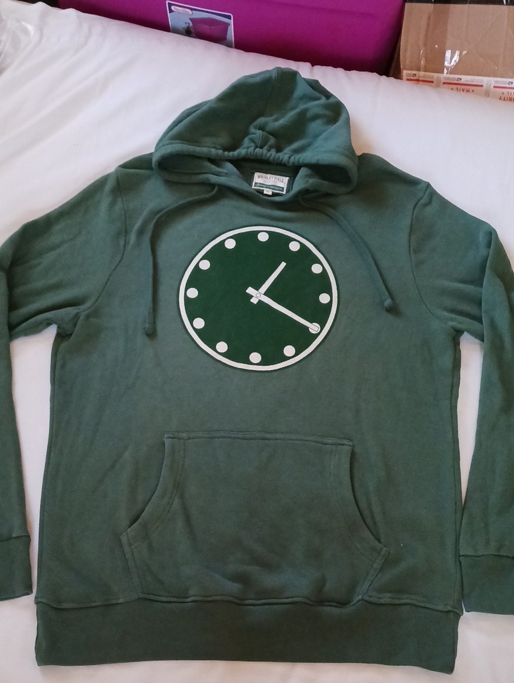 NFL Wrigley Field Collection Hoodie With Iconic Game Start Time Clock